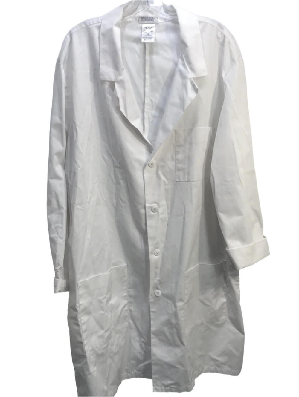 Halloween Costume White Lab Coat One Size 2XL